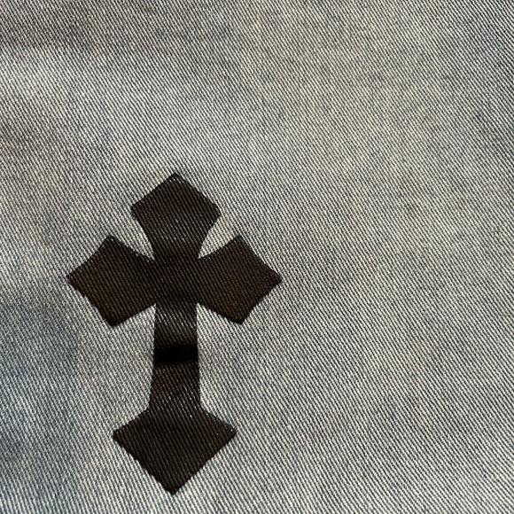 NWOT Wide leg crucifix jeans - Picture 4 of 4